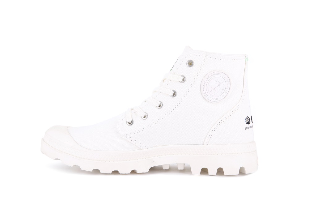 Botas Palladium PAMPA HI ORGANIC II Mujer Blancas | Costa Rica-15207